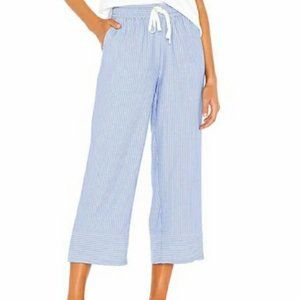 Bobi Black striped cropped pants - NWT